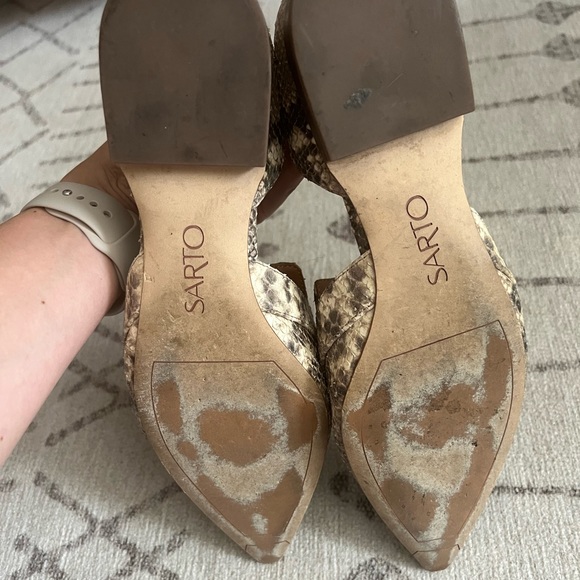 Franco Sarto Toby Flat in Roccia Leather - Picture 4 of 8